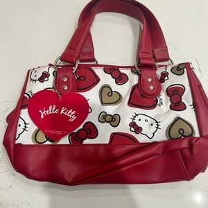 Hello Kitty Red and White Shoulder Bag